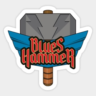 Blues Hammer Sticker